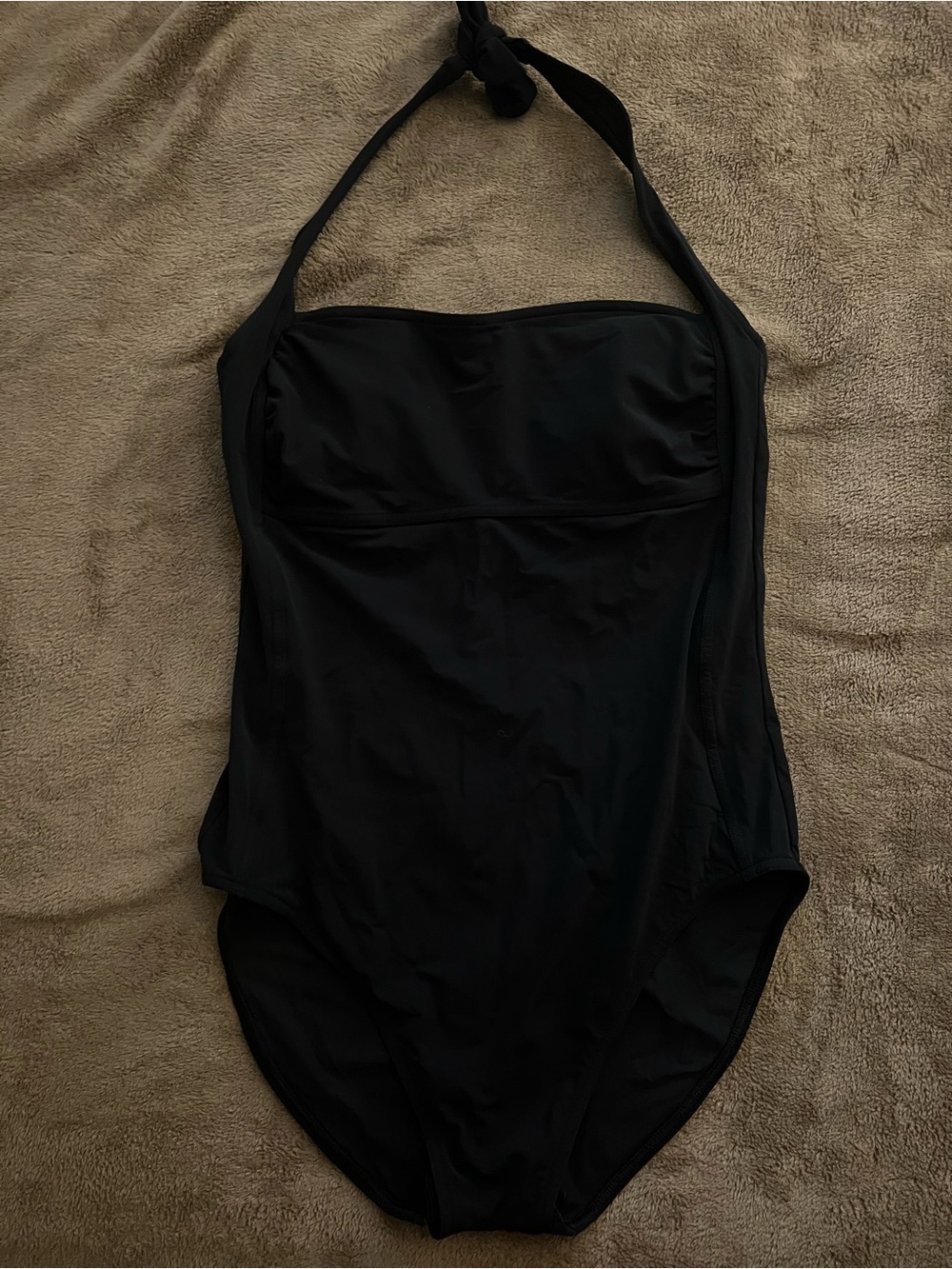 GAP Black Halter One-Piece Swimsuit